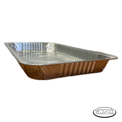 Optimize your catering setup with VMPak's Full Size Shallow Steam Table Pan Aluminum 50 PCS. Crafted for durability and convenience, these shallow pans are perfect for events, buffets, and food storage. With 50 pieces per package, ensure you're always prepared for any occasion. Upgrade your catering supplies with VMPak today!