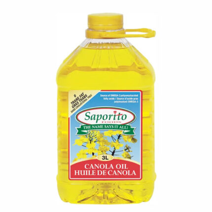 Saporito Canola Oil 3L is a versatile cooking essential that offers numerous benefits. With its high smoke point and neutral flavor, it's perfect for frying, sautéing, baking, and salad dressings. Plus, it's free from trans fats and cholesterol, ensuring a healthier cooking alternative.