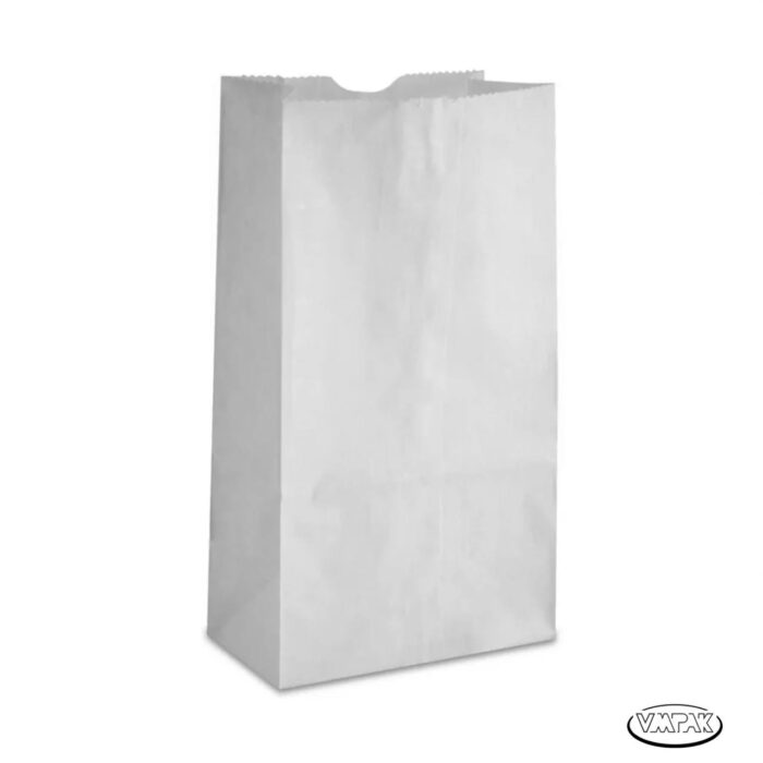 VMpak's 12LB Take Out White Grocery Bags. With a generous capacity and durable construction, these bags offer convenience and reliability for all your to-go orders, groceries, or retail purchases.