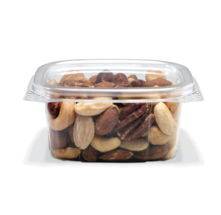 Secure your snacks and condiments with the Crystal Seal Hinged Container CS06. Its hinged lid and durable construction make it perfect for on-the-go use or meal prep storage.