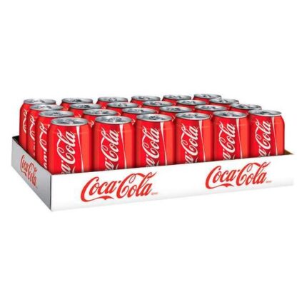 Coke with our convenient 24/cs 355 ML pack. Perfect for enjoying solo or as a mixer for your favorite drinks.