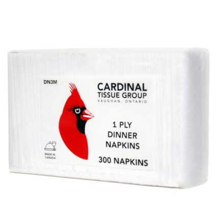 Cardinal Dinner Napkin 1ply 3000/cs. Crafted for both style and functionality, these napkins offer a sophisticated touch to any table setting. Perfect for restaurants, caterers, or special events, these napkins provide the perfect balance of elegance and practicality.