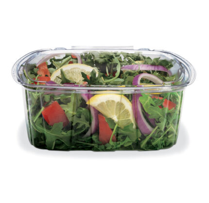 Crystal Seal Temper-Evident Container 64oz guarantees freshness and security with its tamper-evident design.