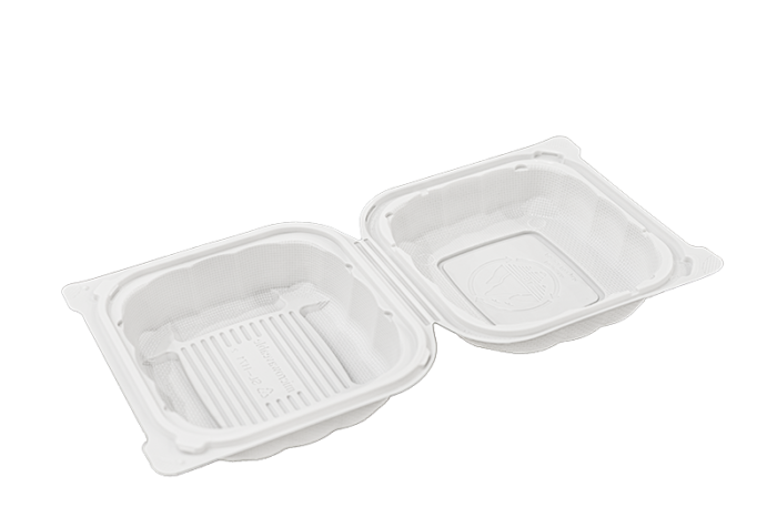 Introducing the 1-Compartment 7" Clamshell Container, your go-to solution for efficient food packaging. This hinged container, also known as a clamshell container, is designed for ultimate convenience. Whether you're storing hot-dogs, rice, salad, shawarma, sandwiches, fries, or other delicacies, its compartment will keep your meal components fresh. Crafted from durable MFPP material, this container ensures reliability and longevity, making it ideal for both commercial and home use. With dimensions measuring 7"x7"x3", this container provides ample space for generous portions while remaining compact enough for easy storage and transport. Available in white, black (with vent holes), or clear options, you can choose the style that suits your needs and preferences. Versatile and practical, the 1-Compartment 7" Clamshell Container is perfect for various foodservice applications, from takeout and delivery to catering and meal prep services. Experience the convenience of organized and secure food packaging with this innovative solution, designed to streamline your operations and enhance customer satisfaction.