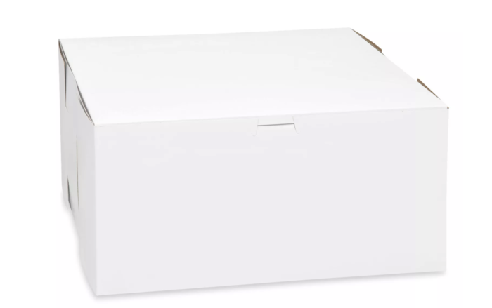 Ensure your cakes reach their destination safely with the 12" x 12" x 6" Cake Box. Crafted from sturdy virgin paperboard, this white box offers both durability and a pristine presentation for your baked goods. The lock corners provide additional strength and stability, keeping your cakes secure during transport and display. Designed with convenience in mind, this cake box is freezer safe, allowing you to store your creations for future enjoyment without compromising their quality. With dimensions of 12 x 12 x 6 inches, this box accommodates standard-sized cakes with ease, providing ample space for layer cakes, sheet cakes, and more. Stock up on reliability and convenience with a case of 100 cake boxes, ensuring you have an ample supply for all your baking needs. From birthdays and weddings to corporate events and holiday celebrations, the 12x12x6" Cake Box is the perfect solution for packaging and presenting your delectable desserts