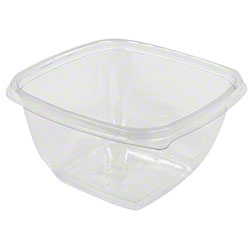 Elevate your food presentation and preservation with the 16 Oz Clear Fresh 'n Clear Bowl. Crafted from EcoStar® PET material, this bowl not only offers exceptional clarity but also contributes to sustainability efforts. With dimensions measuring 5.00 x 5.00 x 2.91 inches, it provides ample space for salads, snacks, desserts, and other culinary delights. The durable construction of EcoStar® PET ensures that this bowl maintains its integrity during storage, transport, and use. Its eco-friendly material aligns with the growing demand for sustainable packaging solutions, making it an ideal choice for environmentally-conscious consumers and businesses alike. Stock up on convenience and freshness with a case of 500 bowls, ensuring you have an ample supply for all your food packaging needs. From delis and cafes to food trucks and meal prep services, the 16 Oz Fresh 'n Clear Bowl Clear (Placon - SBS-16C) is a reliable choice for keeping your culinary creations fresh and inviting.