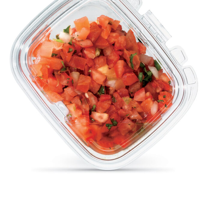 Elevate your food presentation and preservation with the 32 Oz Crystal Seal Tamper-Evident Container. Crafted from EcoStar® PET material, this container not only offers exceptional clarity but also contributes to sustainability efforts. With dimensions measuring 7.31 x 5.69 x 2.72 inches it provides ample space for salads, snacks, desserts, and other culinary delights. The durable construction of EcoStar® PET ensures that this container maintains its integrity during storage, transport, and use. Its eco-friendly material aligns with the growing demand for sustainable packaging solutions, making it an ideal choice for environmentally-conscious consumers and businesses alike. Stock up on convenience and freshness with a case of 164 Containers, ensuring you have an ample supply for all your food packaging needs. From delis and cafes to food trucks and meal prep services, the 32 Oz Crystal Seal Tamper-Evident Container (Placon - CS2-32T) is a reliable choice for keeping your culinary creations fresh and inviting.