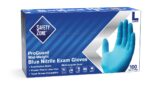 Powder Free Blue Nitrile Exam Gloves GNPR-MD-1M SZ 10bx/cs are designed to meet the stringent requirements of medical professionals, providing exceptional protection and comfort during examinations and procedures. Manufactured with 100% latex-free nitrile material, these gloves offer superior strength and durability while eliminating the risk of latex allergies. The blue color of these exam gloves enhances visibility, allowing for easy detection of any punctures or tears during use. Plus, the powder-free design minimizes the risk of contamination and allergic reactions, making them suitable for individuals with sensitive skin or latex allergies. With a standard length of 9.65" +/- 0.25", these gloves provide ample coverage and dexterity for a variety of tasks. Available in sizes ranging from small to 2X large, they offer a comfortable fit for users of all hand sizes, ensuring optimal performance and protection. Each box contains 100 gloves, and with 10 boxes per case, you'll receive a total of 1,000 gloves per case, providing you with a reliable supply to meet your needs. Whether you're in the medical, dental, or industrial field, Powder Free Blue Nitrile Exam Gloves GNPR-MD-1M SZ 10bx/cs are the perfect choice for maintaining safety and hygiene in your workplace.