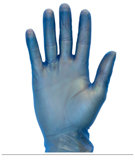 Medium Vinyl Blue Powder-Free Gloves stand as the epitome of reliability and affordability in hand protection. Crafted from 100% vinyl resin and free from latex, DEHP, and DINP, these gloves provide a safe and dependable barrier for a wide range of tasks. Whether you're working in food preparation, bussing, or cleaning, these gloves offer enhanced comfort for prolonged wear, outperforming polyethylene gloves in strength and durability. With a standard length of 9.25" +/- 0.25" and sizes available from Small to Extra Large, these gloves ensure a secure and comfortable fit for all hand sizes. Each box contains 100 gloves, with 10 boxes per case, totaling 1,000 gloves per case, ensuring an ample supply for your needs. Embrace the added safety features of these gloves, including their vibrant blue color and metal detectable properties, ensuring visibility and compliance in rigorous environments. Experience the ease of powder-free gloves, which undergo a chlorination process, facilitating seamless glove changes. Choose Medium Vinyl Blue Powder-Free Gloves for unmatched performance and value in any workplace.