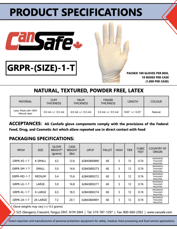 Powder Free Natural Latex Gloves set the standard for performance and comfort in hand protection. Renowned for their exceptional feel, fit, and dexterity, these gloves are crafted from natural latex, ensuring a superior barrier against contaminants. With a standard length of 9.65" +/- 0.25" and sizes ranging from Extra Small to 2X Large, these gloves accommodate various hand sizes, providing a snug and comfortable fit. Each box contains 100 gloves, with 10 boxes per case, totaling 1,000 gloves per case, ensuring an ample supply for your needs. Embrace the convenience of powder-free gloves, which undergo a chlorination process, facilitating seamless glove changes. Moreover, these gloves are 100% silicone-free, further ensuring compatibility for users with sensitivities. Trust in these polymer-coated latex gloves to provide an additional barrier, preventing latex proteins from coming into contact with the skin. Elevate your hand protection with Powder Free Natural Latex Gloves for unmatched performance and peace of mind in any workplace.