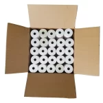 Two Ply Yellow and White Thermal Paper is designed specifically for thermal printers. Measuring 3 inches in width and diameter, these rolls are perfect for printers with corresponding paper slot dimensions. Each roll extends to a length of 90 feet, ensuring extended usage before replacement. Two PLY Yellow and White Thermal Paper features a 2-ply construction, enhancing durability and allowing for easy separation of copies. The yellow layer serves as the top copy, while the white layer is the duplicate, making it easy to distinguish between original and duplicate copies. The Thermal Paper is made of high-quality bond paper, ensuring clear and legible text with every print. The rolls are BPA-free, meeting safety standards and eliminating harmful chemicals, making them a safe choice for your printing needs. Coming in a case of 50 rolls to provide an ample supply to meet your printing demands. This packaging ensures you are well-stocked and ready for any printing tasks. Choose these thermal rolls for their quality, safety, and reliability.