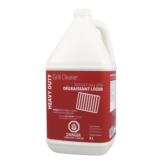 Chimisol Heavy-Duty Grill Cleaner 4L is the ultimate solution for tackling tough grill grime. Designed to quickly and efficiently remove grease and charred deposits, this powerful cleaner ensures your grill stays in top condition without harming soft metals. Chimisol Heavy-Duty Grill Cleaner is phosphate-free and odourless, providing a safe and pleasant cleaning experience. Packaged in a 4 L jug, it's perfect for both personal and professional use. With Chimisol Heavy-Duty Grill Cleaner 4L, you can trust in a brand known for quality. The unscented, liquid formula makes it easy to apply and rinse off, leaving your grill spotless and ready for the next barbecue. Choose Chimisol for a reliable, efficient, and safe cleaning solution that keeps your grill in prime condition all year round.