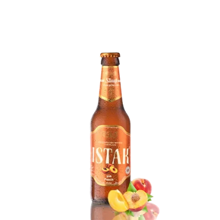 Peach Flavoured ISTAK - 320 ml 12 Bottle/Cs represents the pinnacle of non-alcoholic malt beverages, brewed with excellence in Iran. Utilizing the finest Bavarian malt and the latest German brewing technology, ISTAK ensures a premium taste experience. This non-alcoholic brew is available in a range of natural flavors to satisfy diverse palates, making it ideal for both connoisseurs of quality malt beverages and those who appreciate fruity drinks. The peach flavor stands out with its refreshing and natural taste, offering a delightful twist on the classic malt beverage. Each case contains 12 bottles of 320 ml each, ensuring an ample supply for gatherings, events, or personal enjoyment. Embrace the superior quality and exceptional taste of Peach Flavoured ISTAK, and elevate your non-alcoholic beverage options with this exquisite drink.