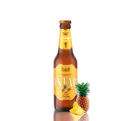 Pineapple Flavoured ISTAK - 320 ml 12 Bottle/Cs represents the pinnacle of non-alcoholic malt beverages, brewed with excellence in Iran. Utilizing the finest Bavarian malt and the latest German brewing technology, ISTAK ensures a premium taste experience. This non-alcoholic brew is available in a range of natural flavors to satisfy diverse palates, making it ideal for both connoisseurs of quality malt beverages and those who appreciate fruity drinks. The pineapple flavor stands out with its refreshing and natural taste, offering a delightful twist on the classic malt beverage. Each case contains 12 bottles of 320 ml each, ensuring an ample supply for gatherings, events, or personal enjoyment. Embrace the superior quality and exceptional taste of Pineapple Flavoured ISTAK, and elevate your non-alcoholic beverage options with this exquisite drink.