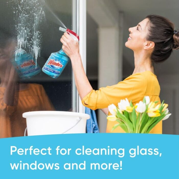 Windex Original Blue Glass and Window Cleaner Refill, 5 L is the ultimate solution for achieving sparkling clean glass surfaces. This cleaner is perfect for windows, mirrors, and other glass surfaces, effortlessly removing fingerprints, smudges, and smears. With its powerful formula, it delivers an unbeatable streak-free shine, ensuring your home looks bright and clean. Windex Original starts working on smudges and smears even before you wipe, making cleaning quick and easy. Whether you're tackling everyday grime or preparing for a special occasion, this 5-liter refill ensures you always have plenty of cleaner on hand to keep your home shining.