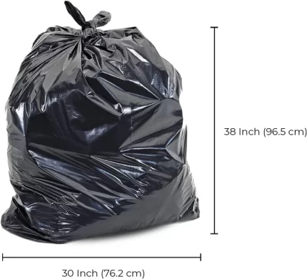 Garbage Bag 30 x 38" Extra-Strong Black 125/Cs OL is designed for those who demand strength and durability in waste management. These extra-strong black garbage bags are perfect for heavy-duty use, capable of handling the toughest waste without tearing or puncturing. With dimensions of 30 x 38 inches, they offer ample space for large volumes of trash, making them ideal for both commercial and residential settings. Garbage Bag 30 x 38" Extra-Strong Black 125/Cs OL comes in a convenient case of 125 bags, ensuring you have a long-lasting supply for your waste disposal needs.